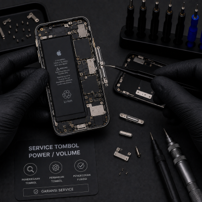 Service  Tombol Power/Volume