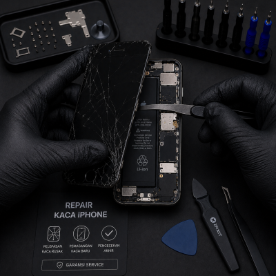 Repair Kaca iPhone