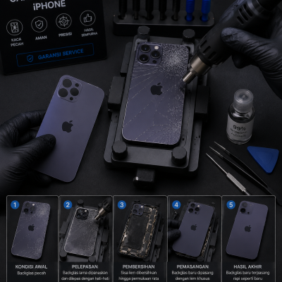 Ganti iPhone Backglas